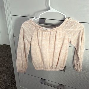 Blush pink girls blouse (medium 7/8)